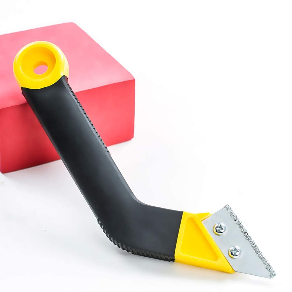 HASTHIP Tile Grout Remover, Angled Grout Tile Scraping Rake Tool + Scraper Tile Grout Saw with 4 Pcs Extra Blades Replacement for Quick Grout Removal Tile Cleaning HASTHIP Tile Grout Remover, Angled Grout Tile Scraping Rake Tool + Scraper Tile Grout Saw with 4 Pcs Extra Blades Replacement for Quick Grout Removal Tile Cleaning